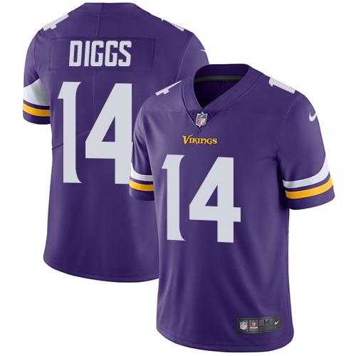 Nike Minnesota Vikings #14 Stefon Diggs Purple Team Color NFL Vapor Untouchable Limited Jersey,We sell and wholesale Nike Minnesota Vikings #14 Stefon Diggs Purple Team Color NFL Vapor Untouchable Limited Jersey on line form chian!